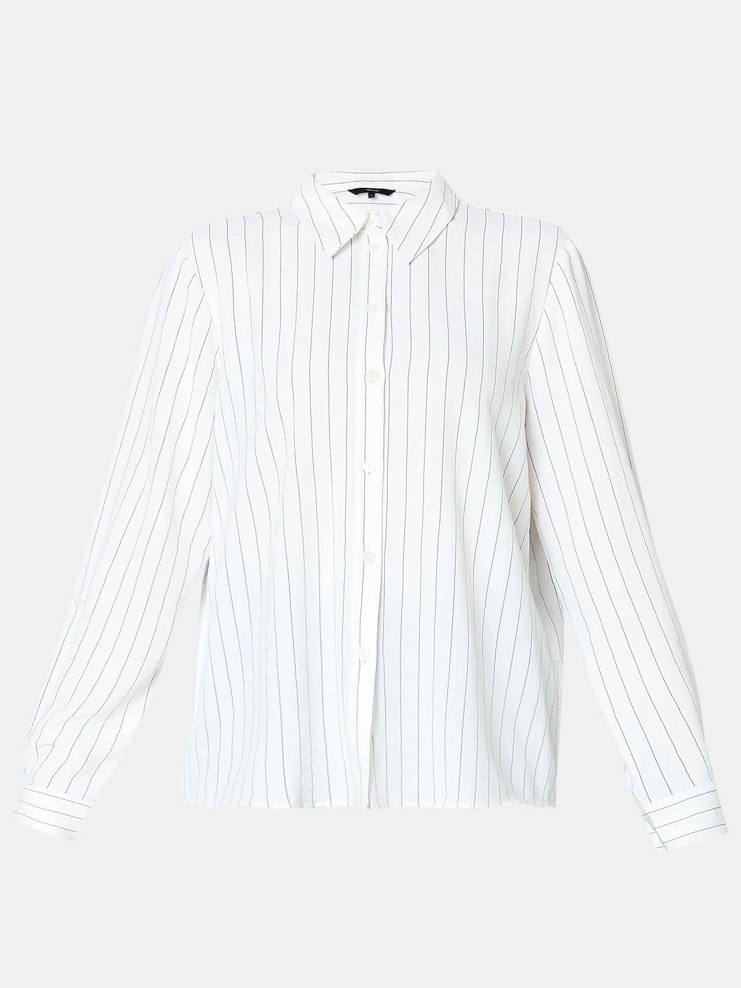 White Striped Formal Shirt - Image 6