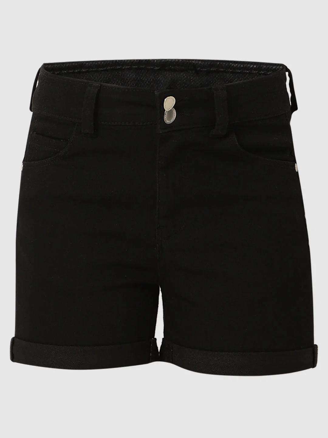 VERO MODA GIRL Black Denim Shorts - Image 5