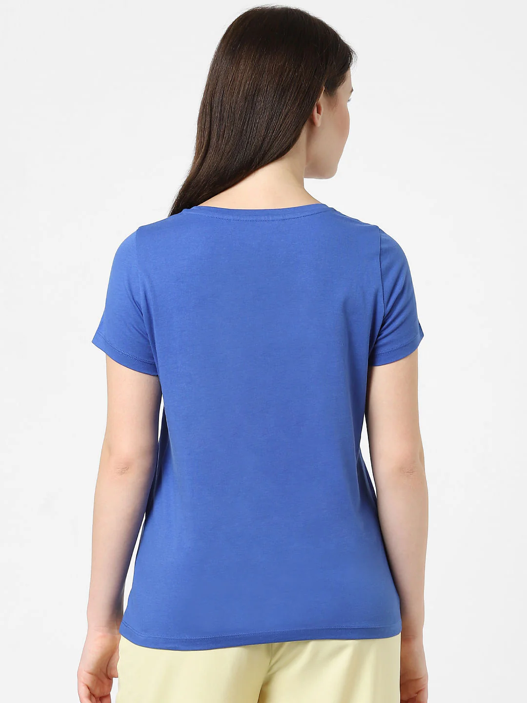 Blue Typographic Print T-Shirt - Image 3