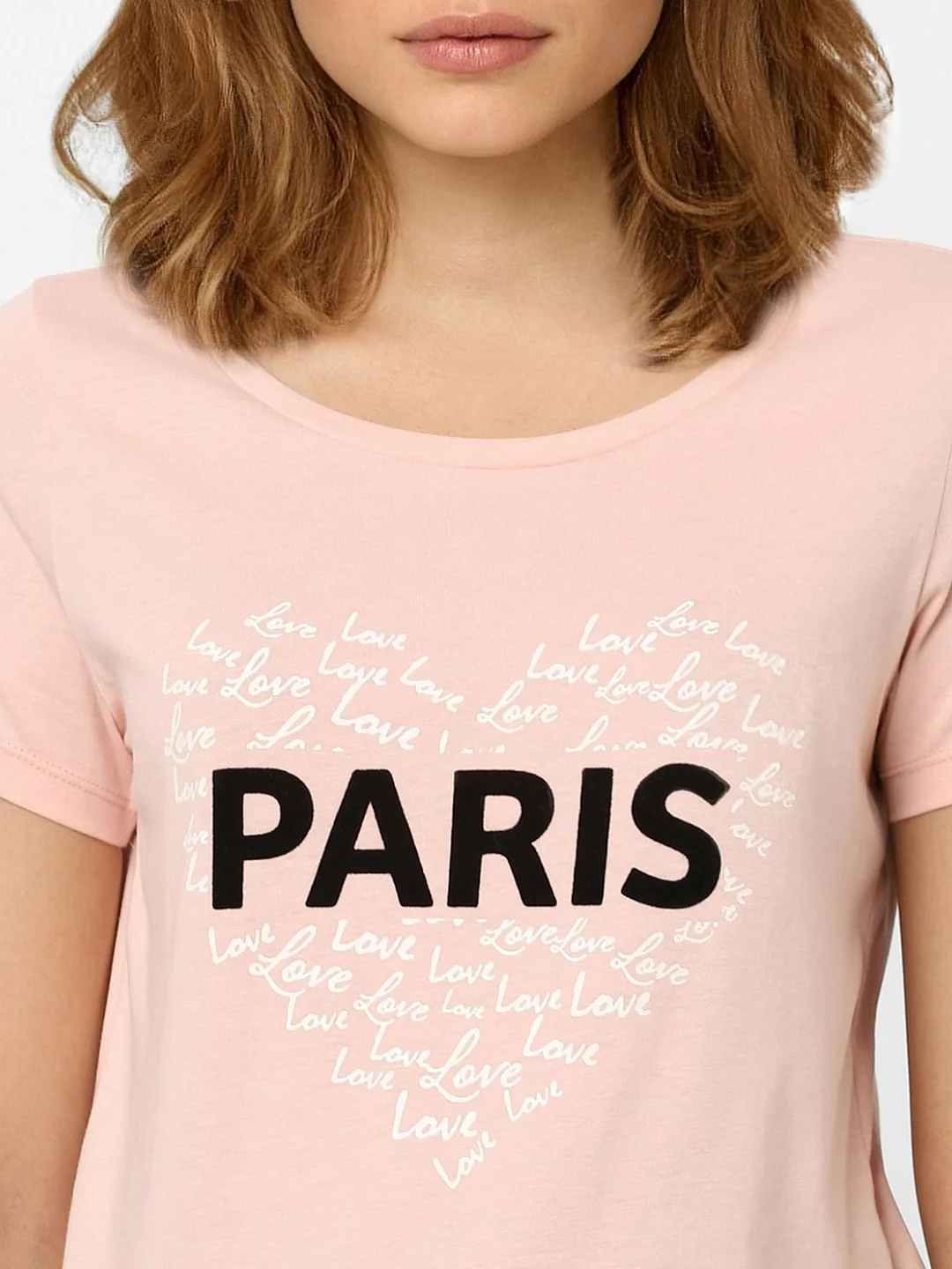 Pink Typographic Print T-Shirt - Image 5