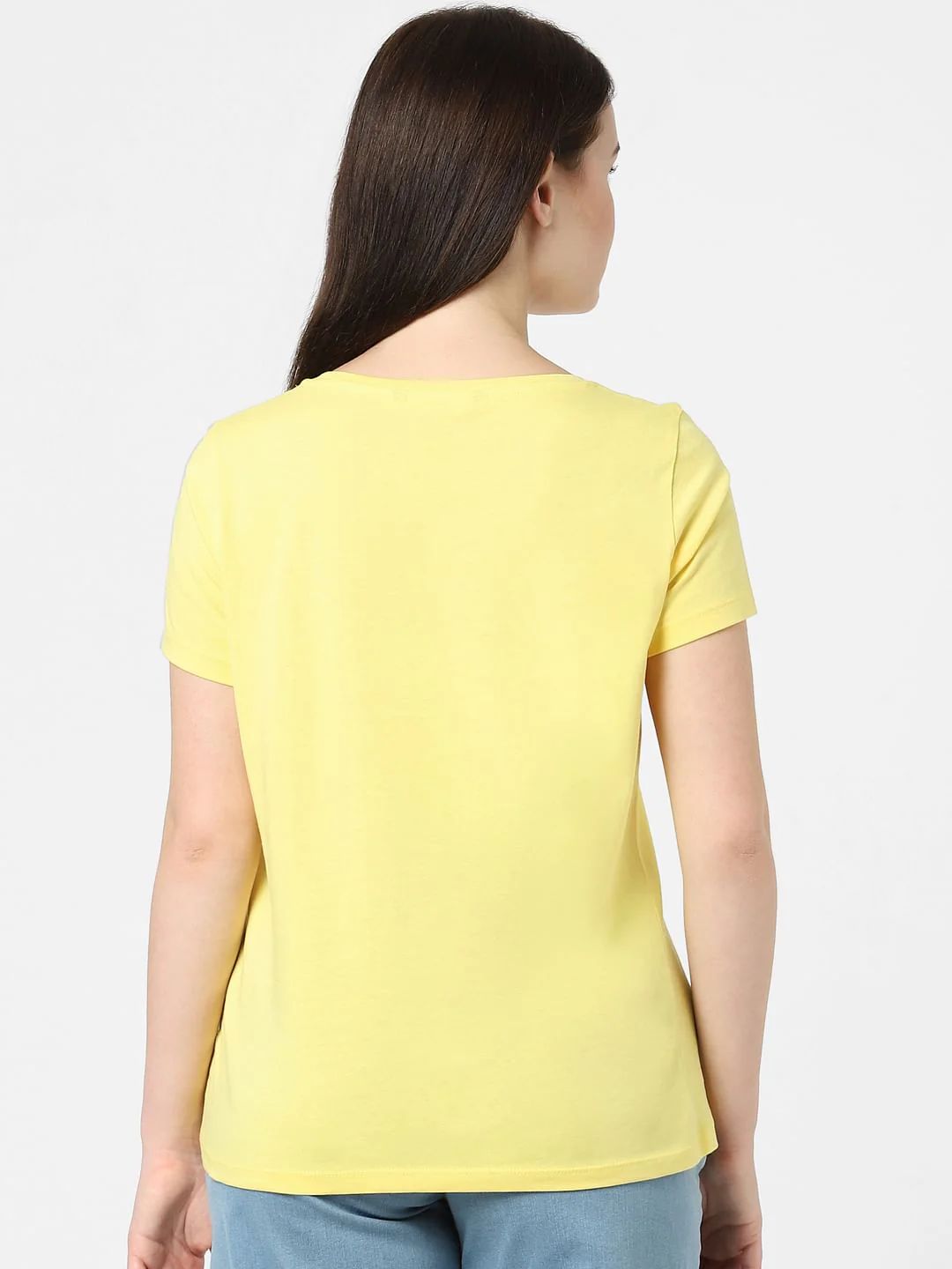 Yellow Typographic Print T-Shirt - Image 3