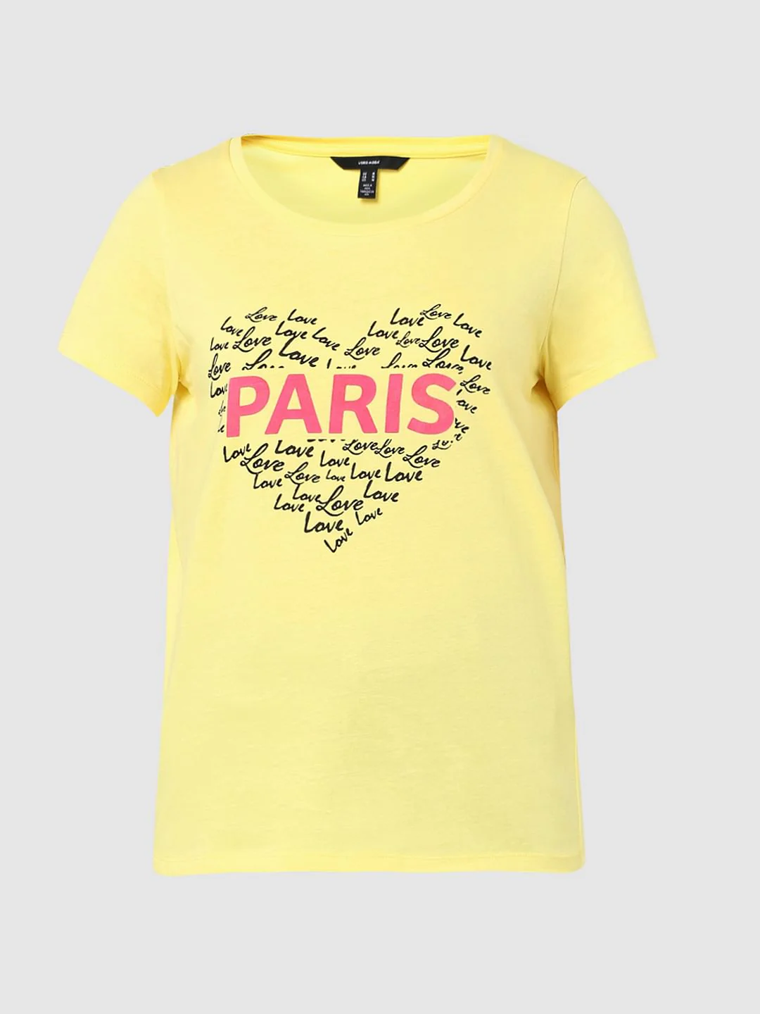 Yellow Typographic Print T-Shirt - Image 6