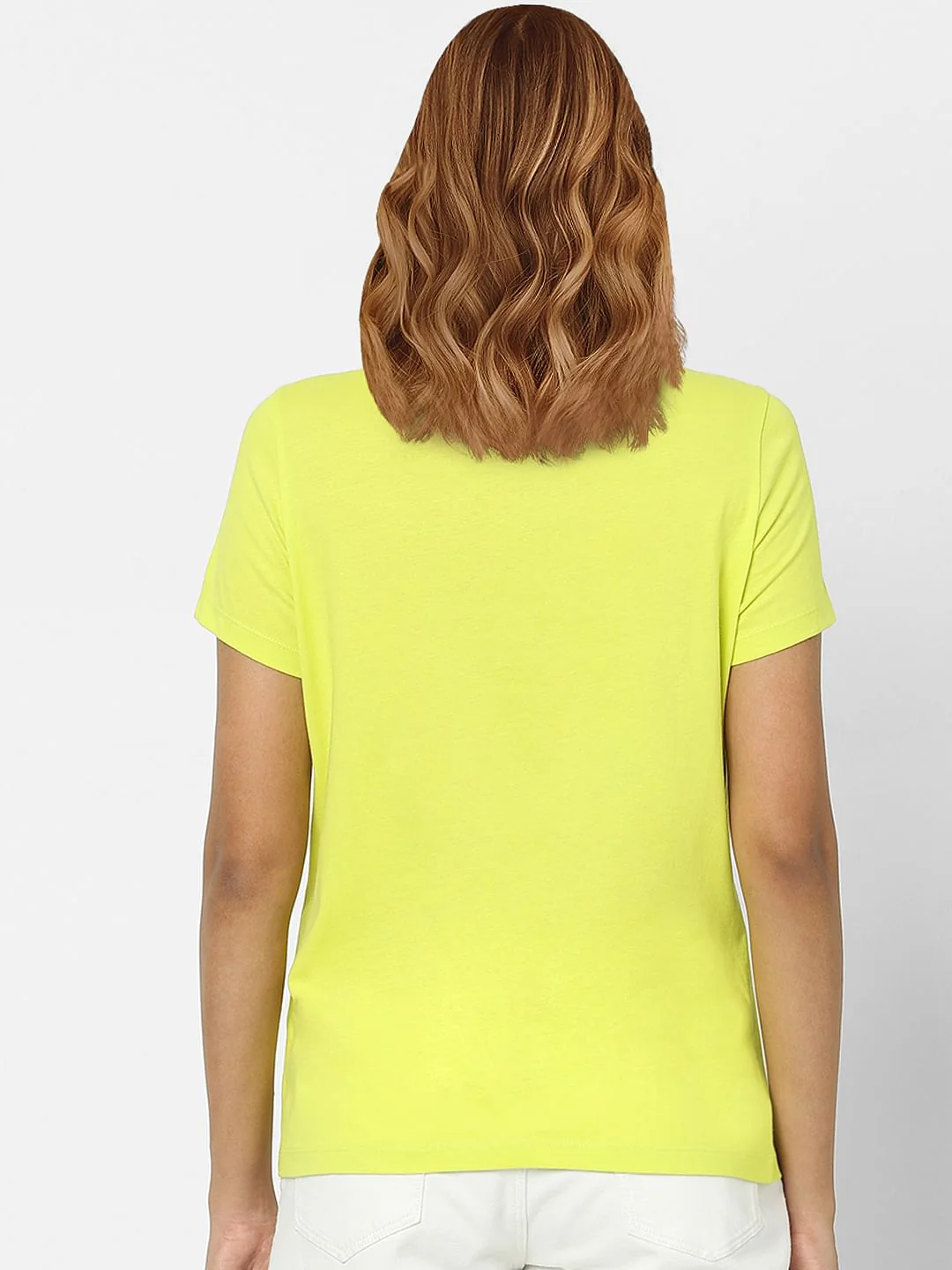 Yellow Typographic Print T-Shirt - Image 3
