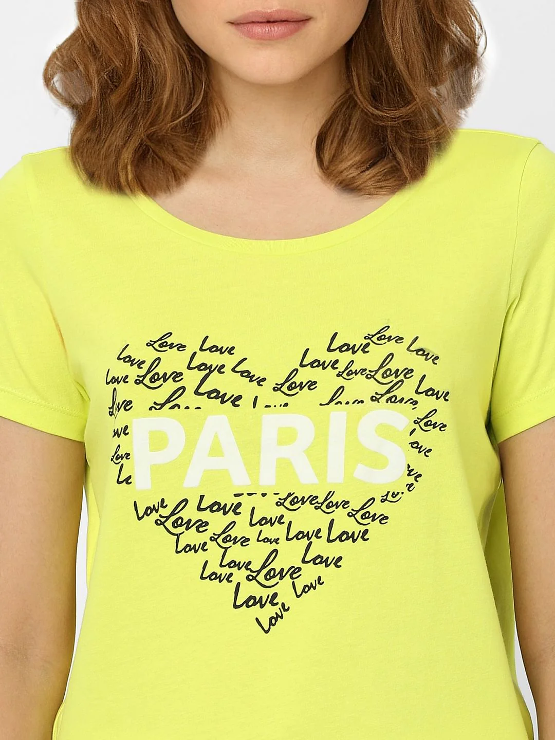 Yellow Typographic Print T-Shirt - Image 5
