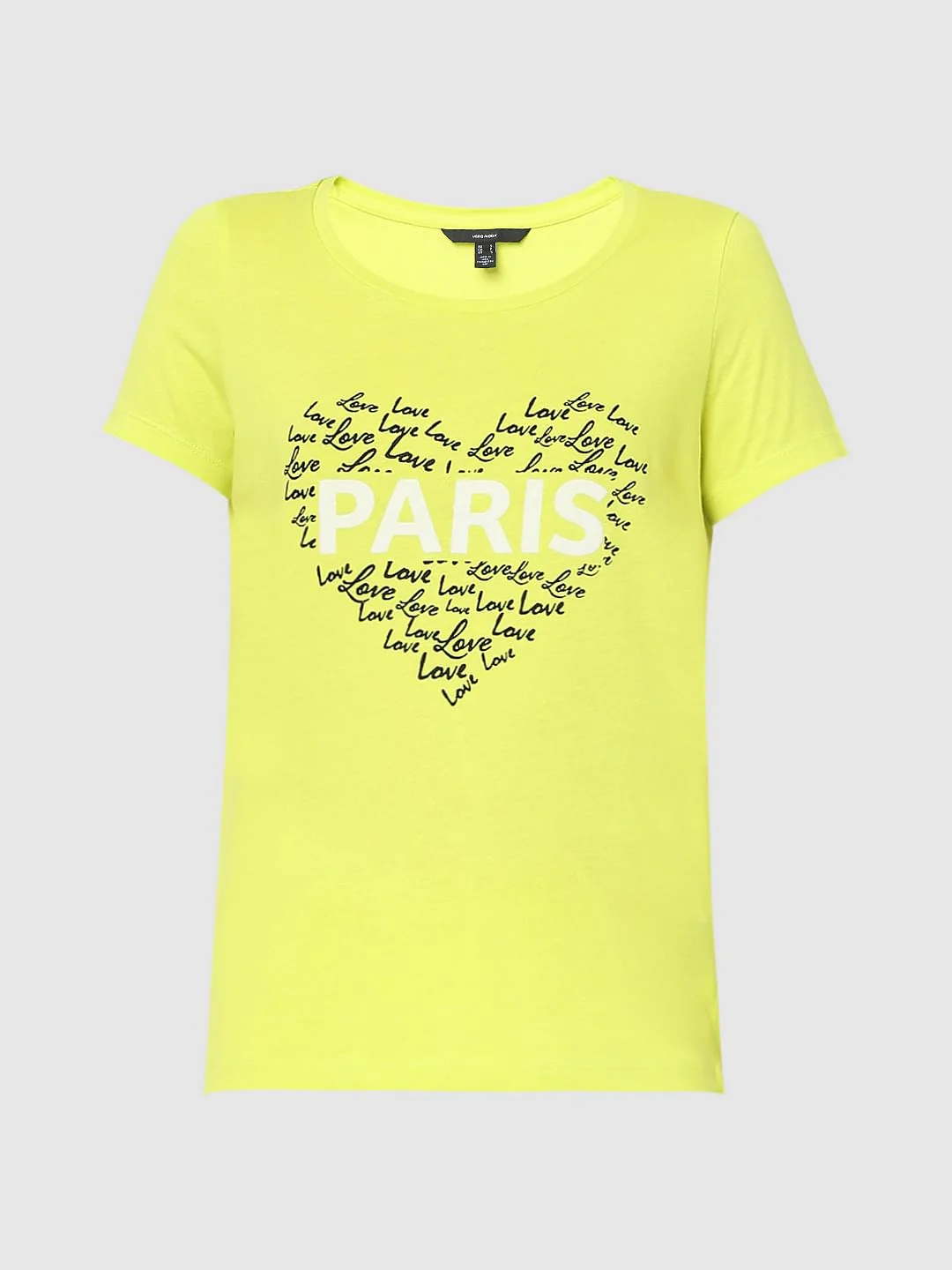 Yellow Typographic Print T-Shirt - Image 6