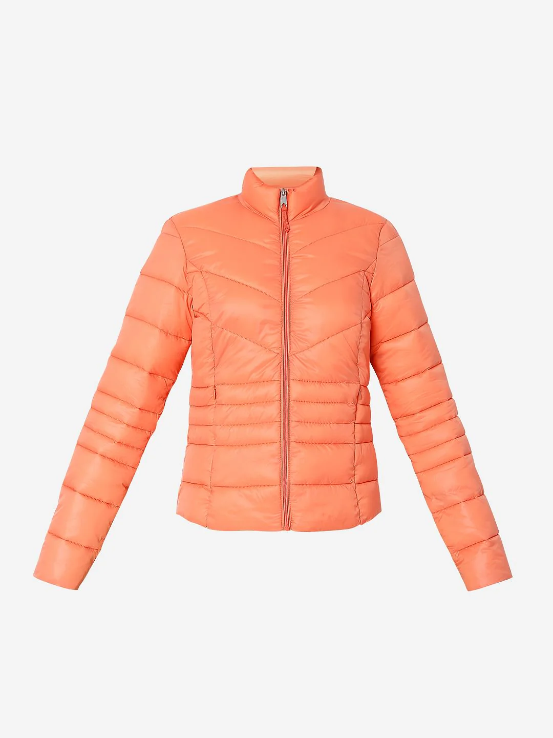 Orange Puffer Jacket - Image 7