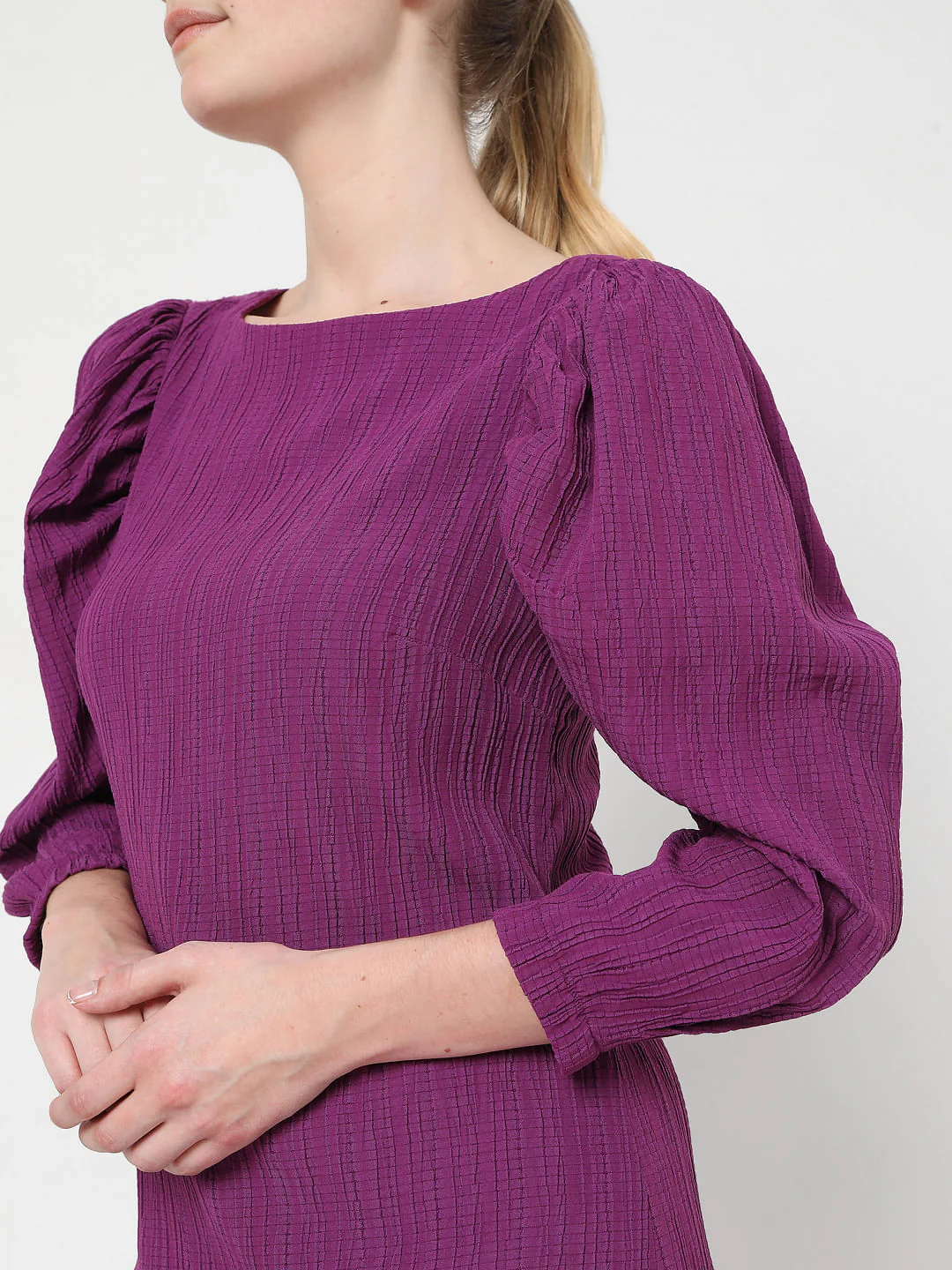 Purple Shift Dress - Image 6