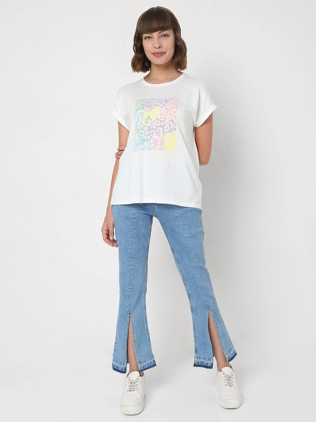 White Graphic T-Shirt - Image 5