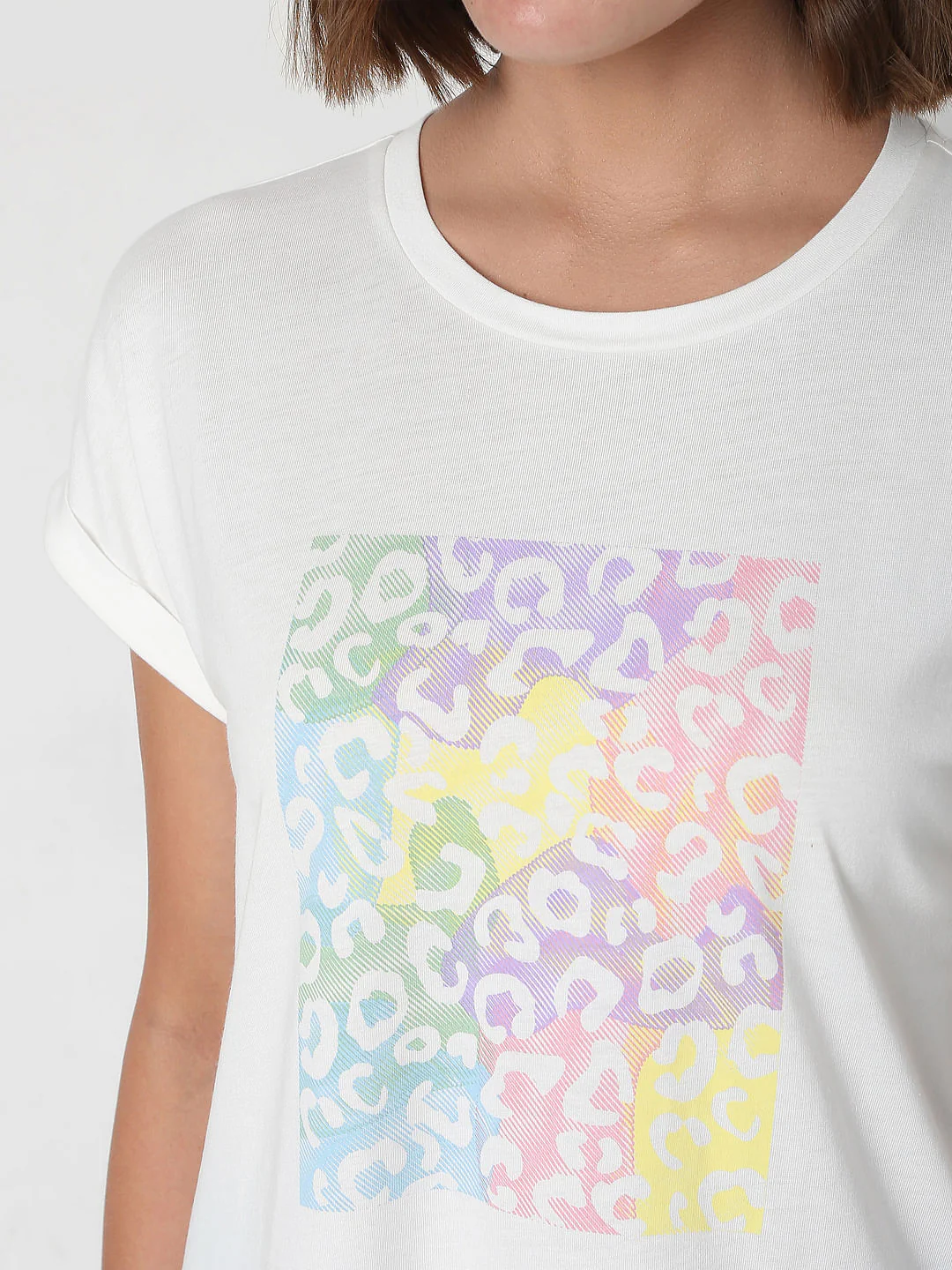 White Graphic T-Shirt - Image 6