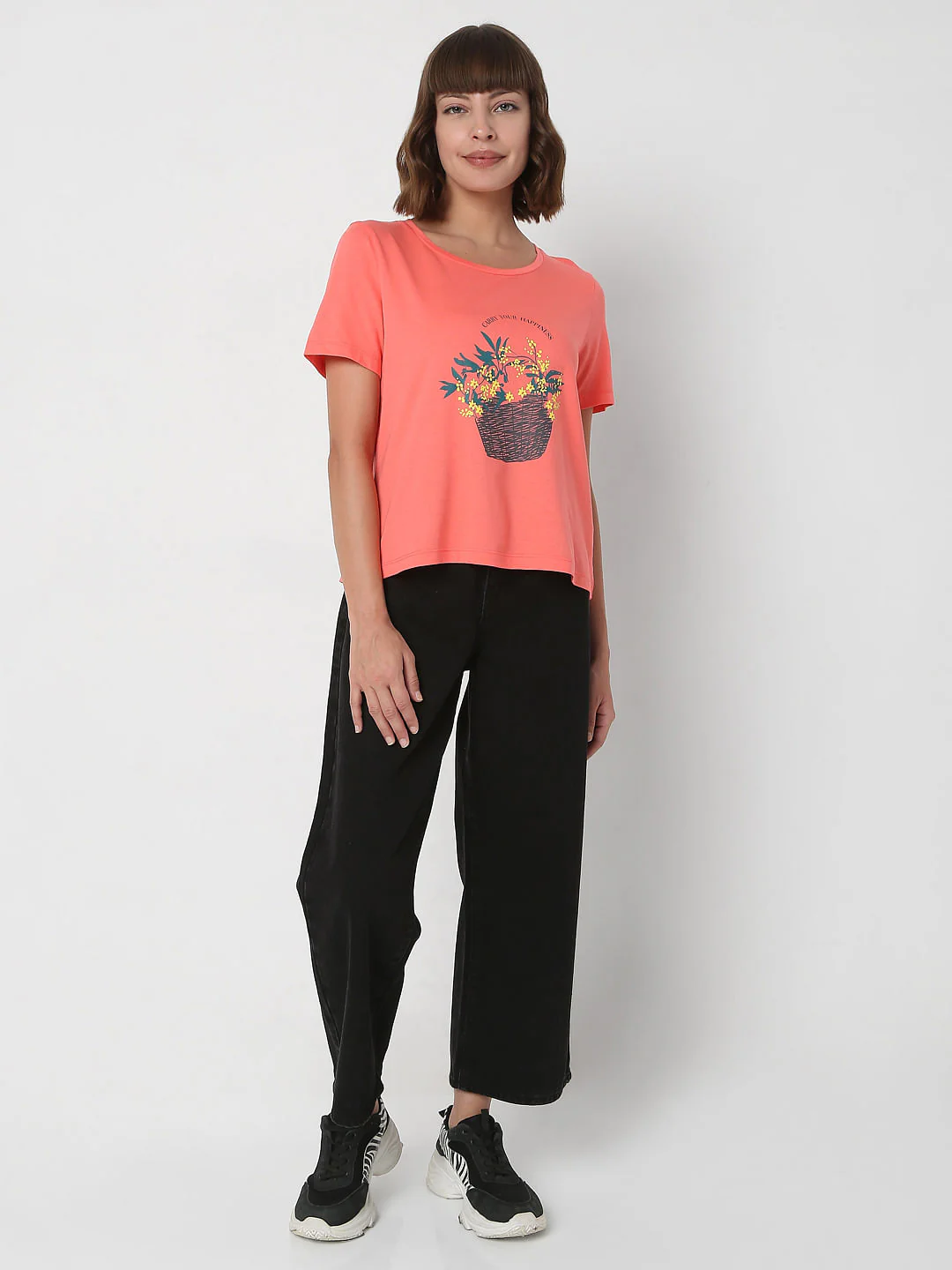 Pink Graphic Print T-Shirt - Image 5