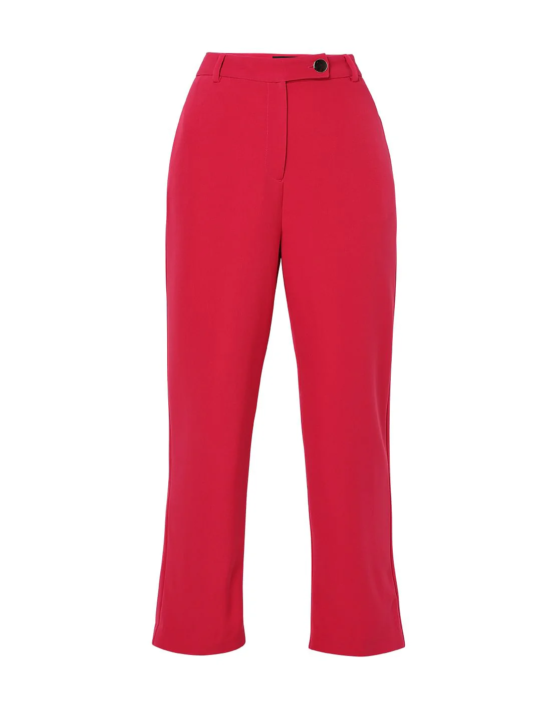 Pink High Rise Straight Fit Co-Ord Set Pants - Image 7