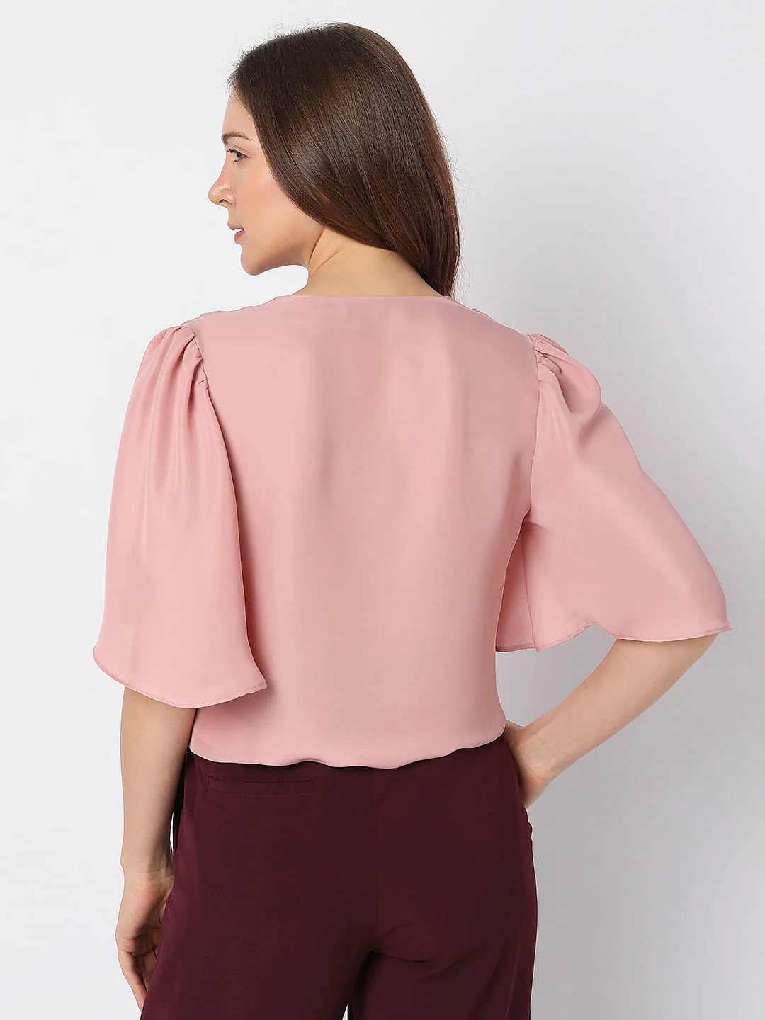 Pink Button Detail Top - Image 4