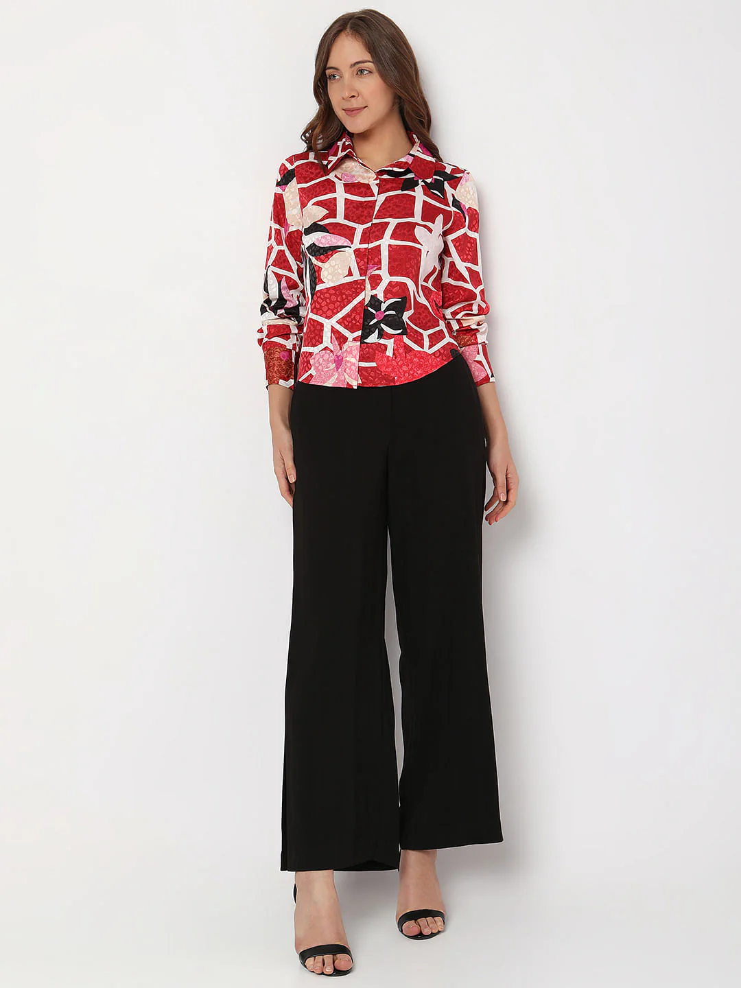 Red Printed Shirt - Image 5