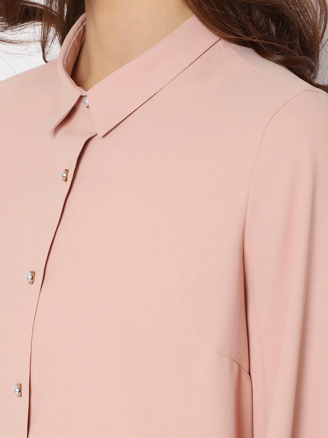 Pink Tailored Co-Ord Set Shirt - Image 8
