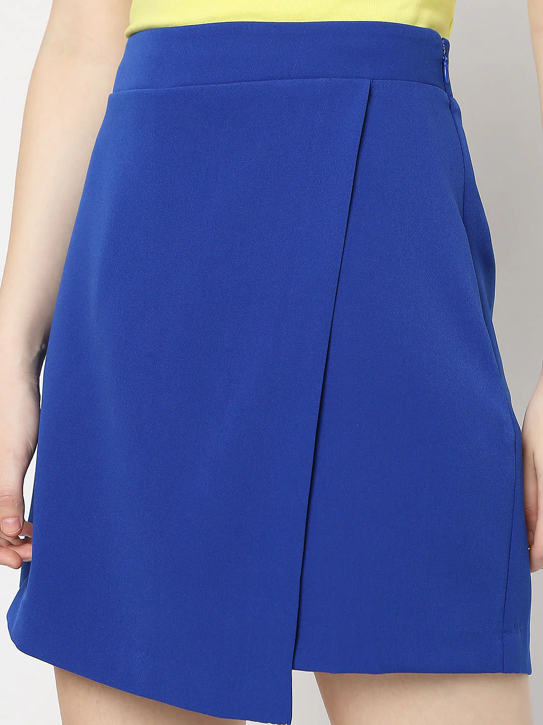 Blue High Rise Skorts - Image 5