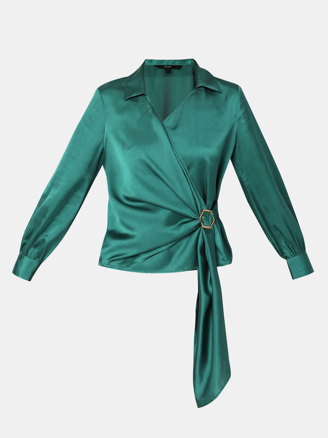 Green Satin Top - Image 7