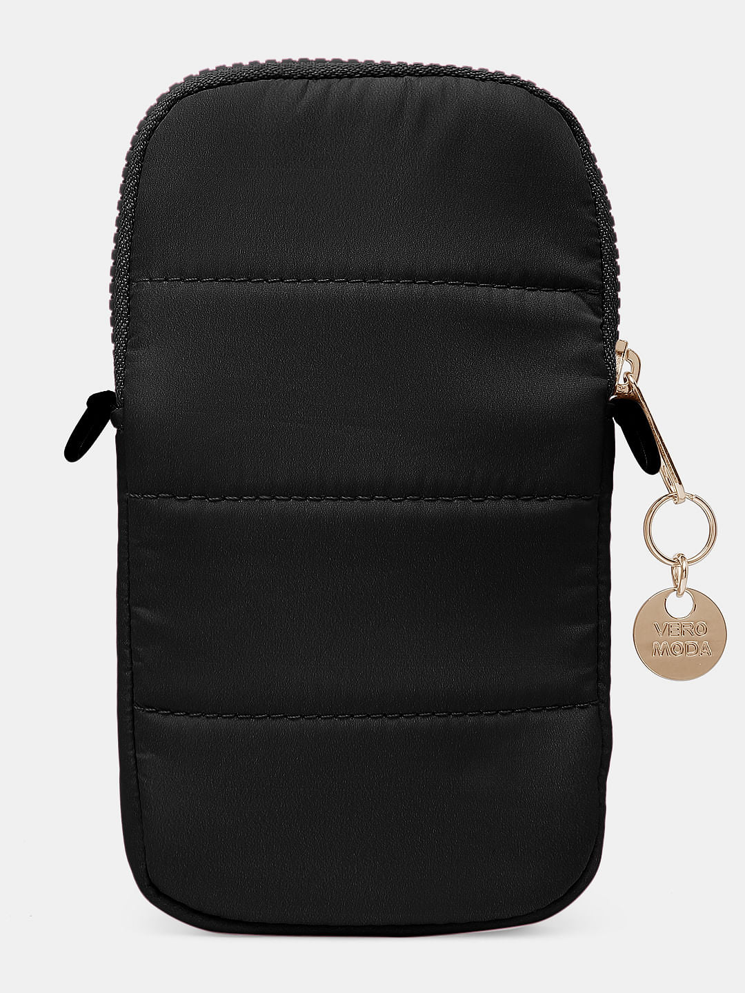 Black Textured Sling Bag - Image 5