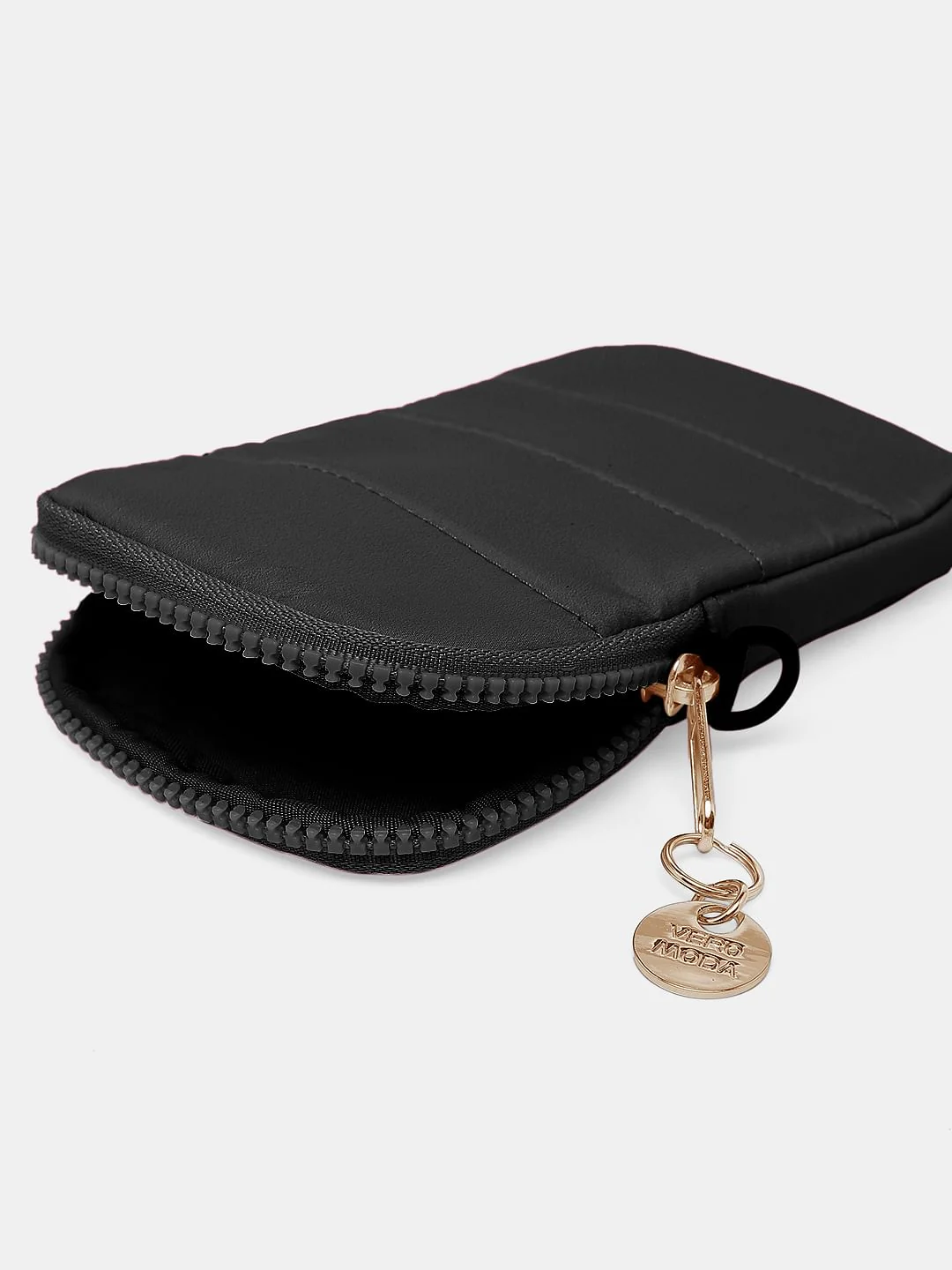 Black Textured Sling Bag - Image 6