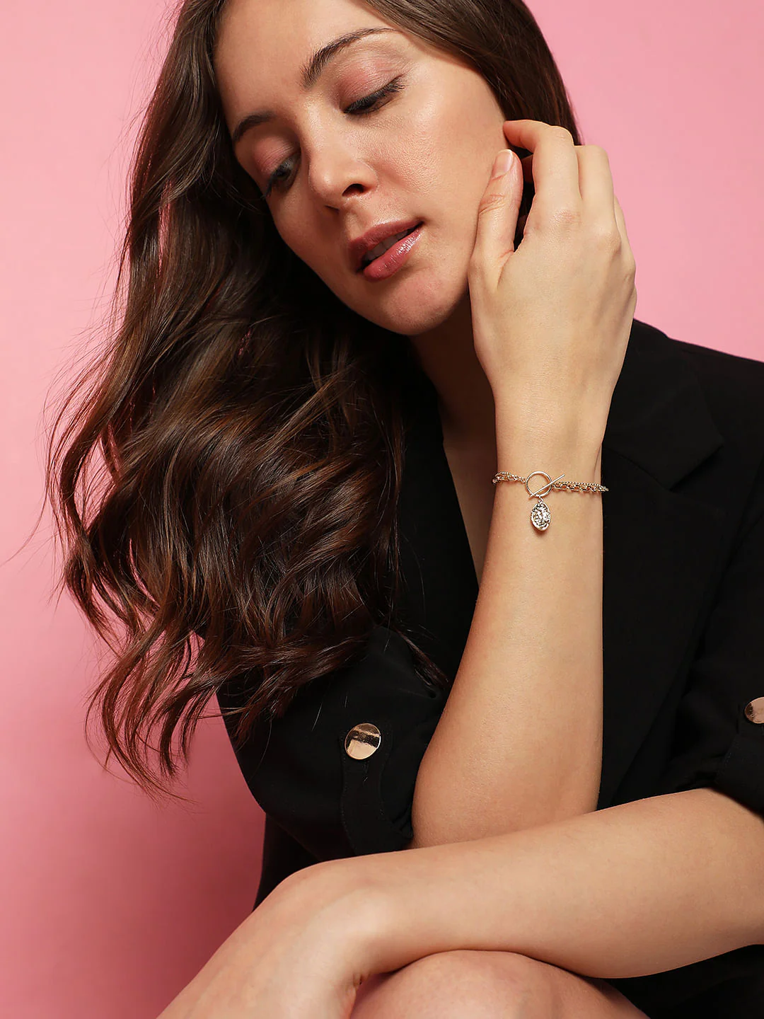 Golden 2D Bracelet