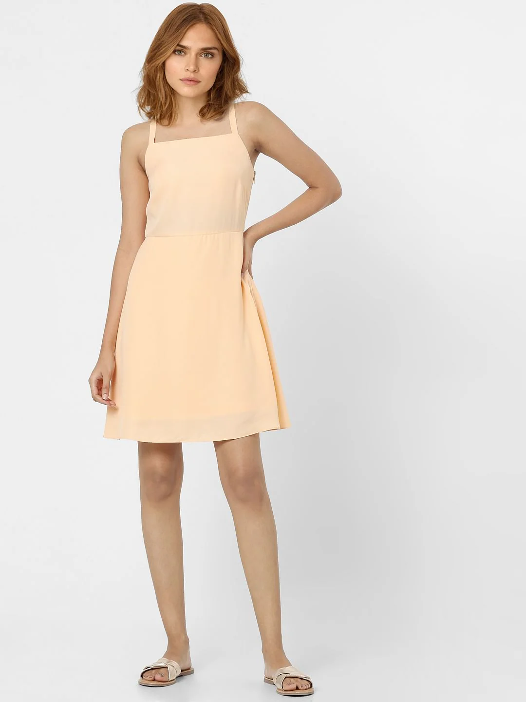 Peach Mini Dress