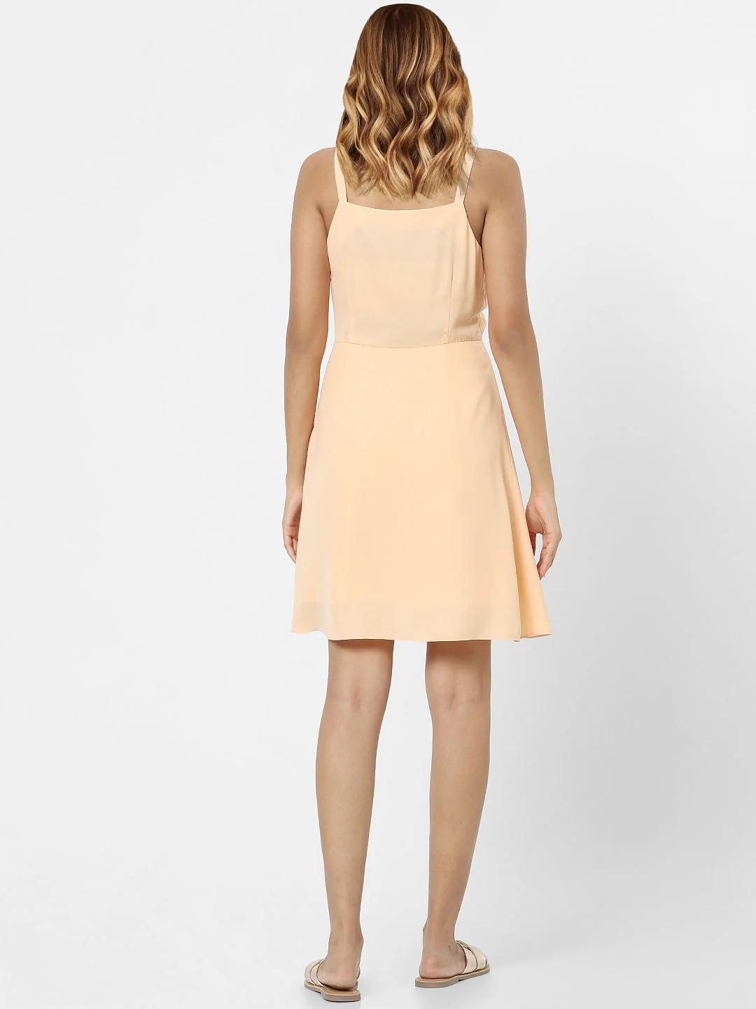 Peach Mini Dress - Image 3