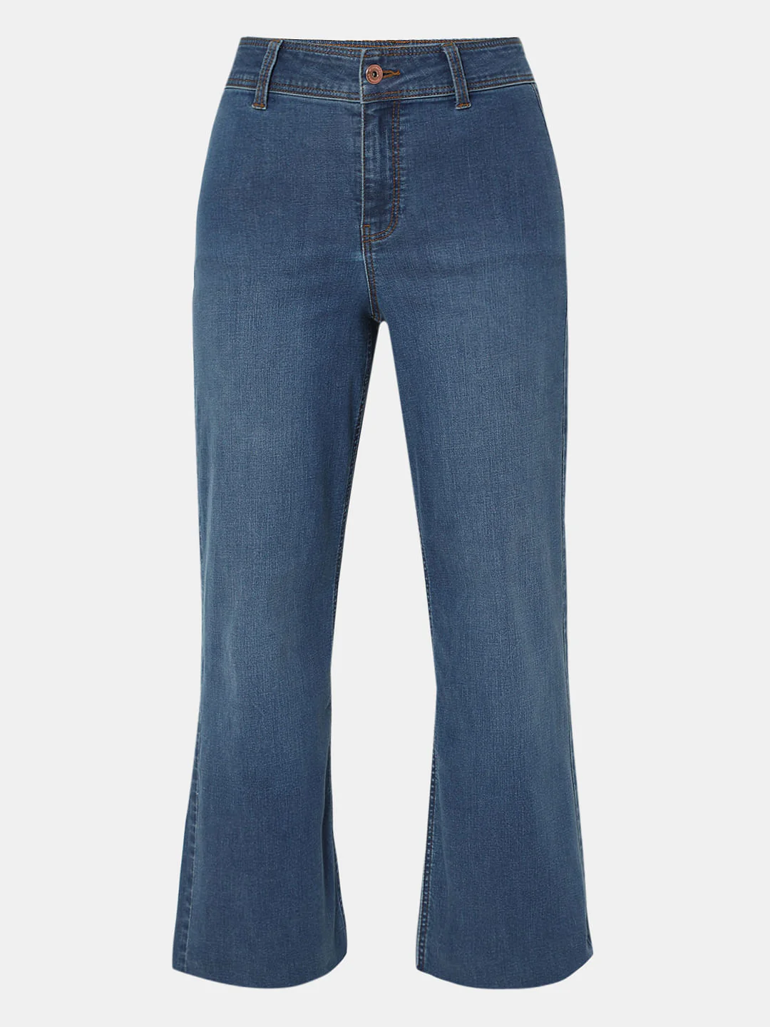 Blue High Rise Zoey Wide-Leg Jeans - Image 7