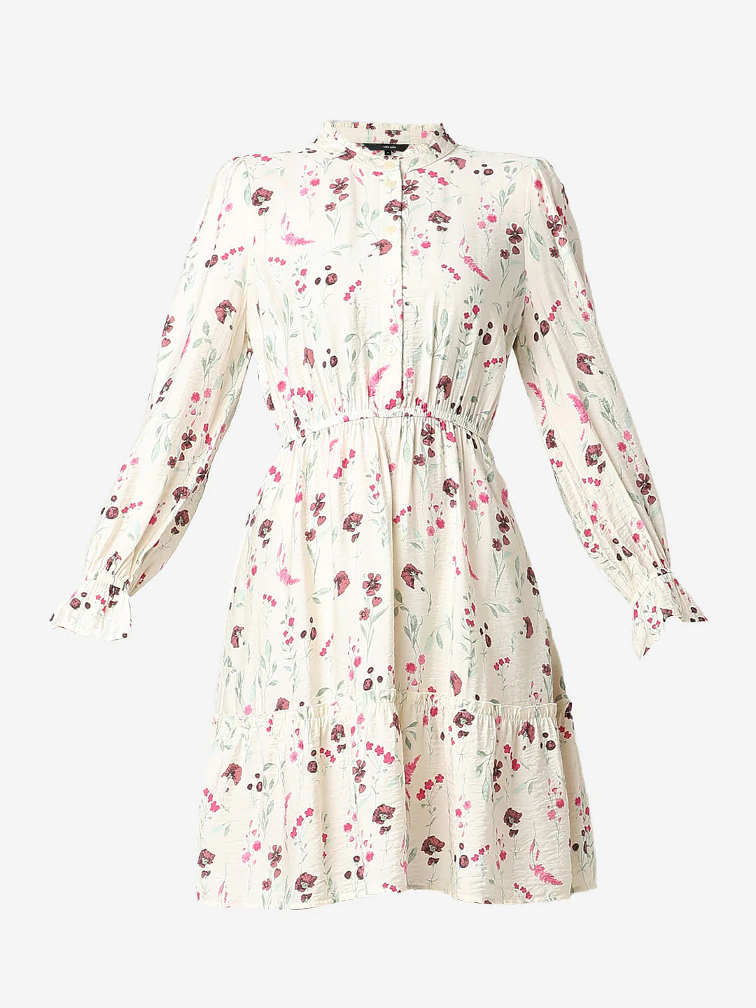 Off-White Printed Fit & Flare Dress - Image 7