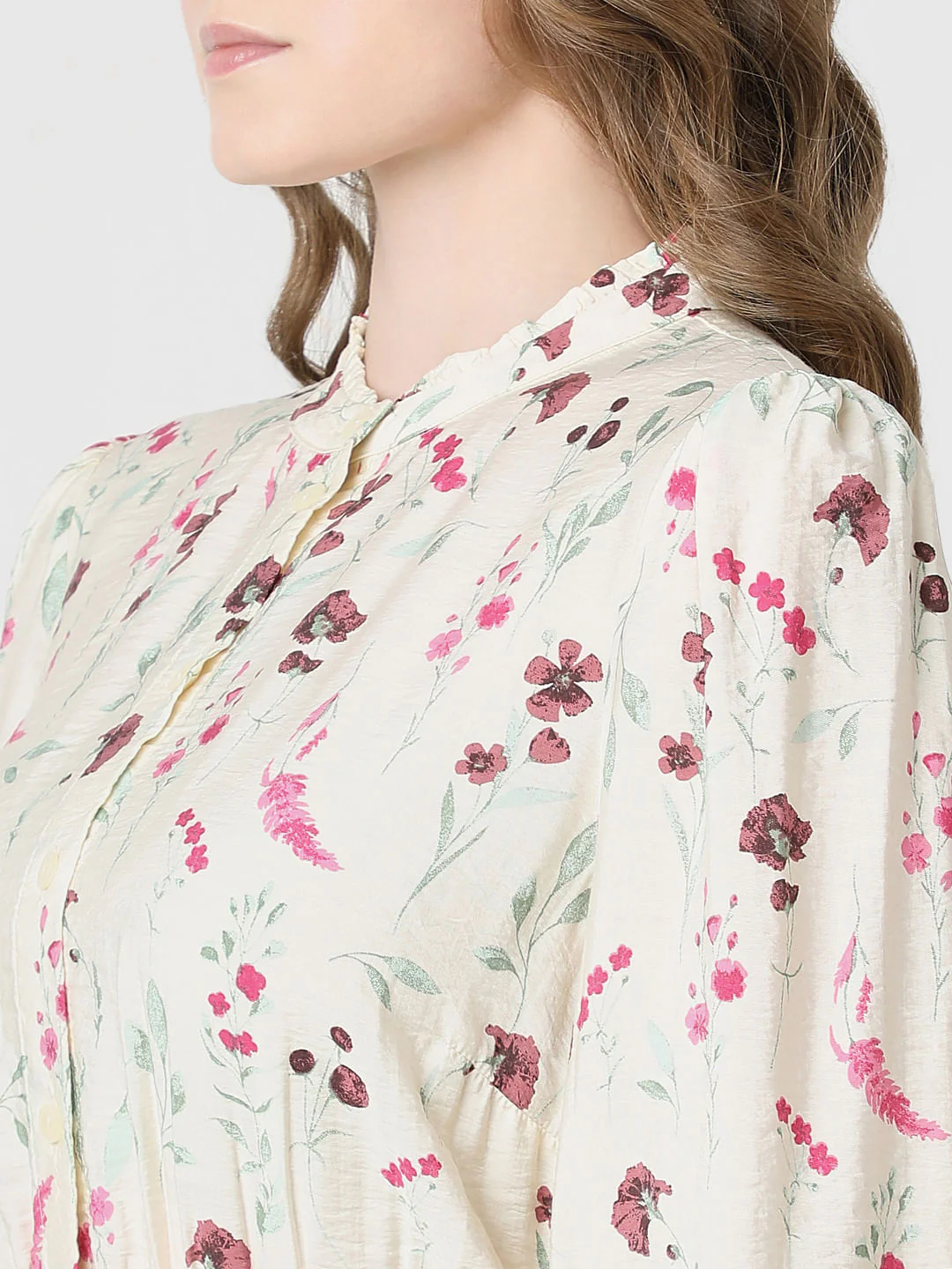 Off-White Printed Fit & Flare Dress - Image 8