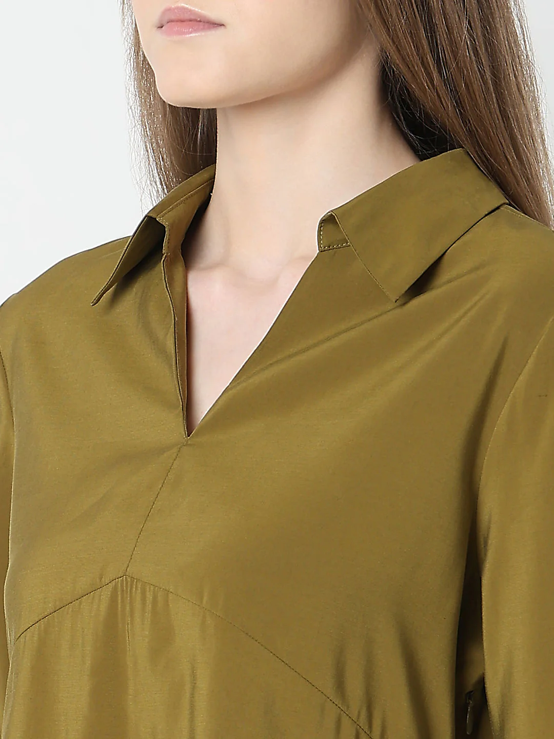 Green V-Neck Shirt - Image 8