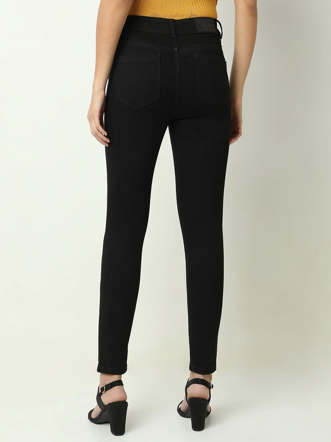 Double Button Slim Fit Jeans - Image 4