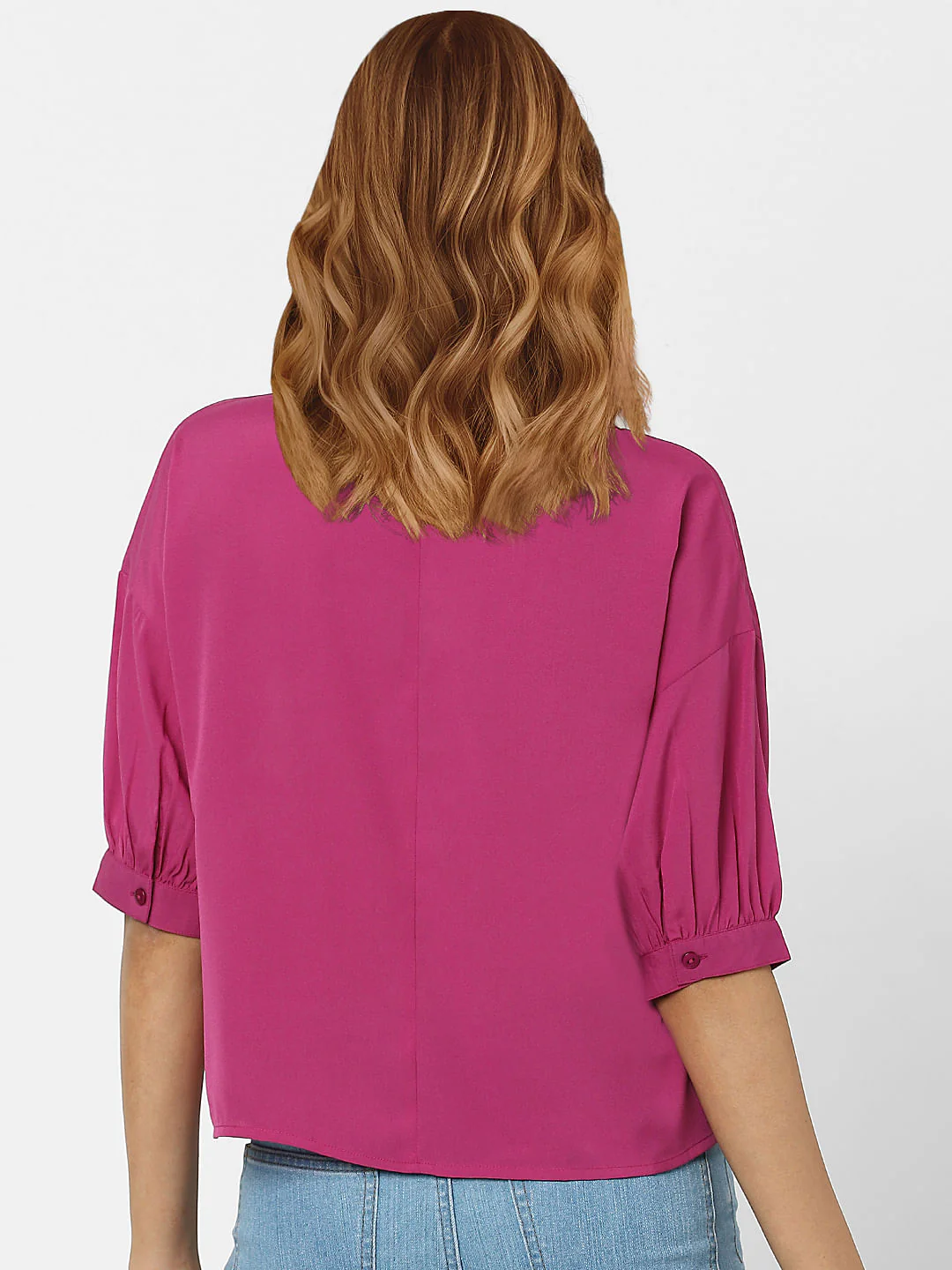 Pink V-Neck Top - Image 3