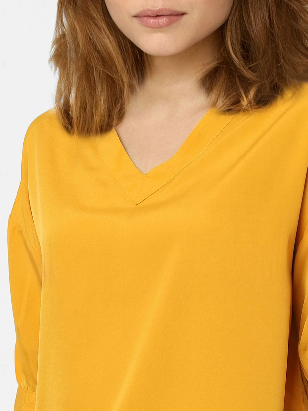 Yellow V-Neck Top - Image 5
