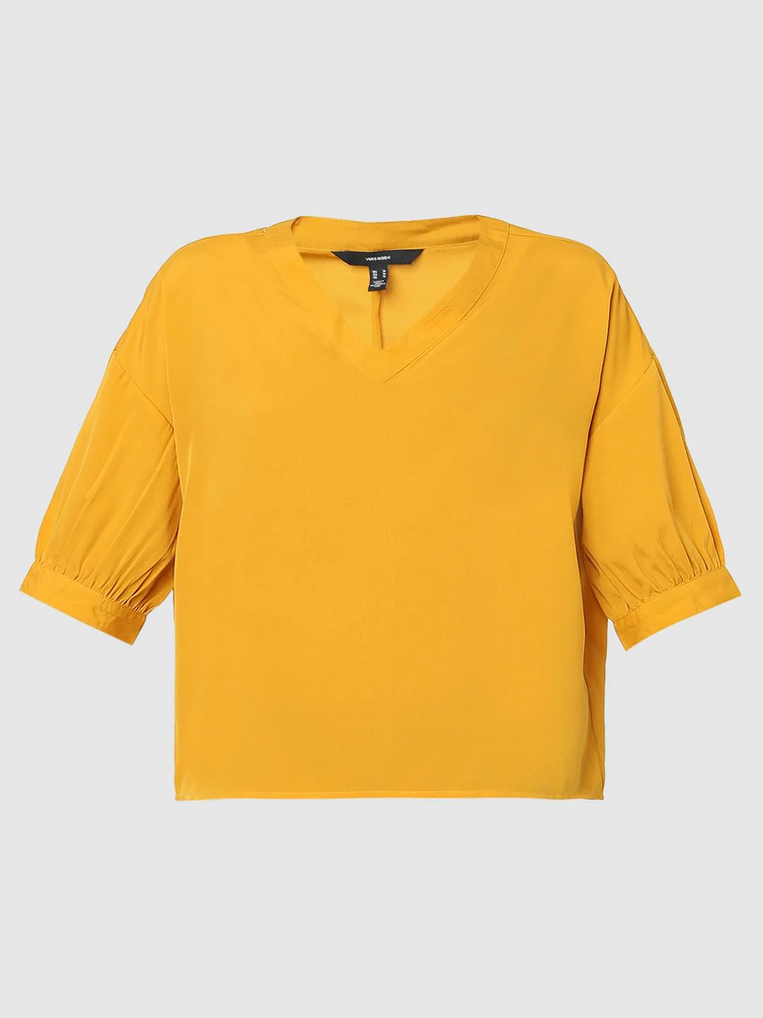 Yellow V-Neck Top - Image 6