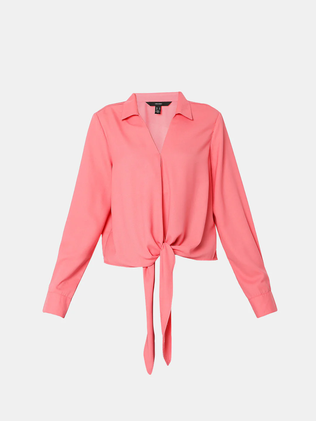 Pink Front Tie Top - Image 6