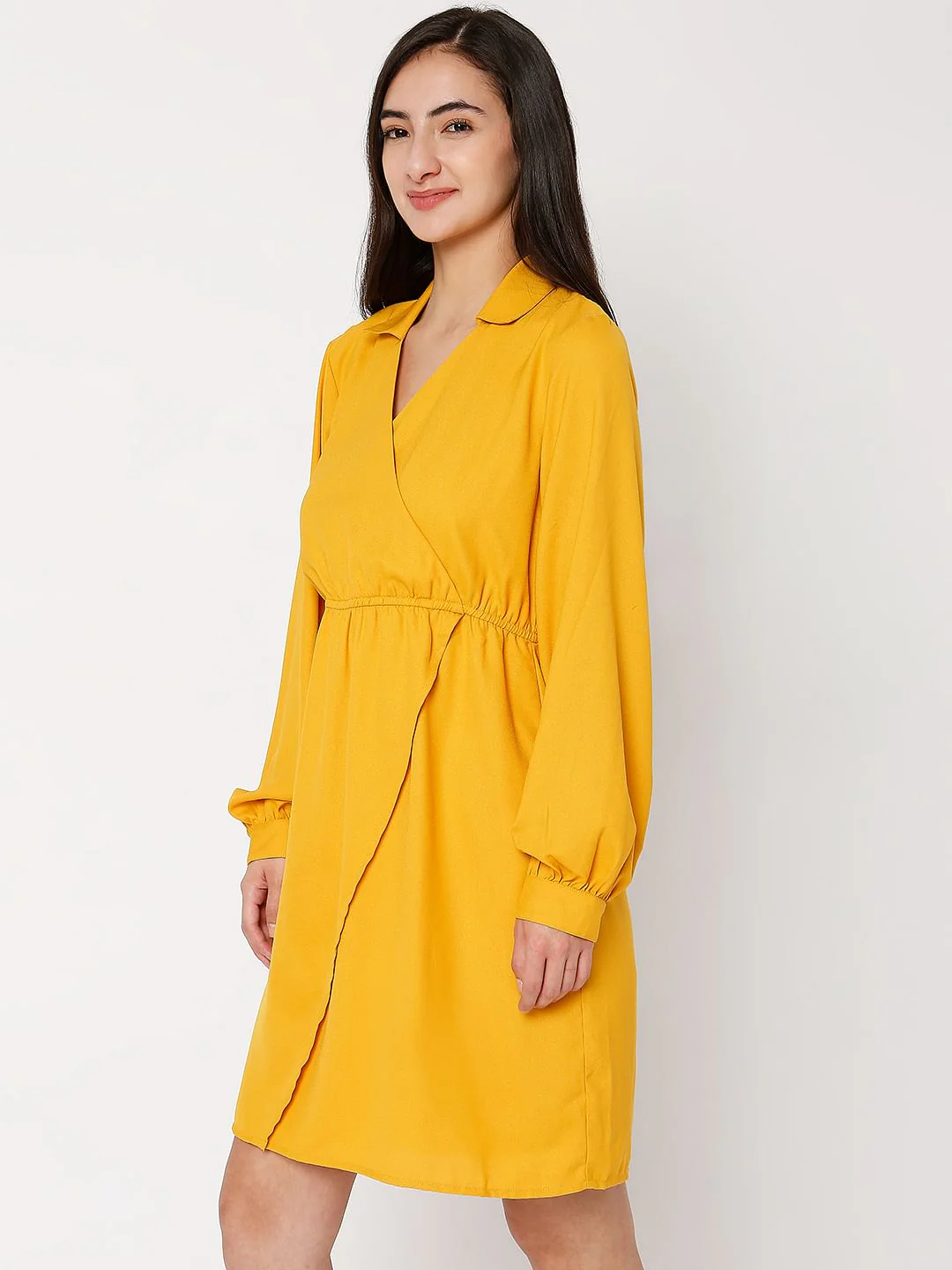 Yellow Shirt Dress - Image 2