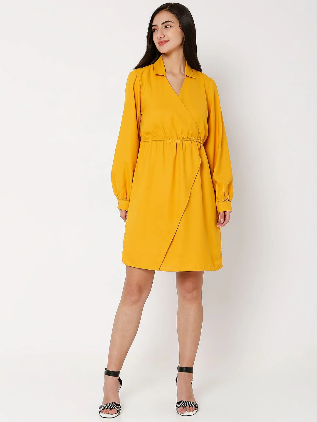 Yellow Shirt Dress - Image 4
