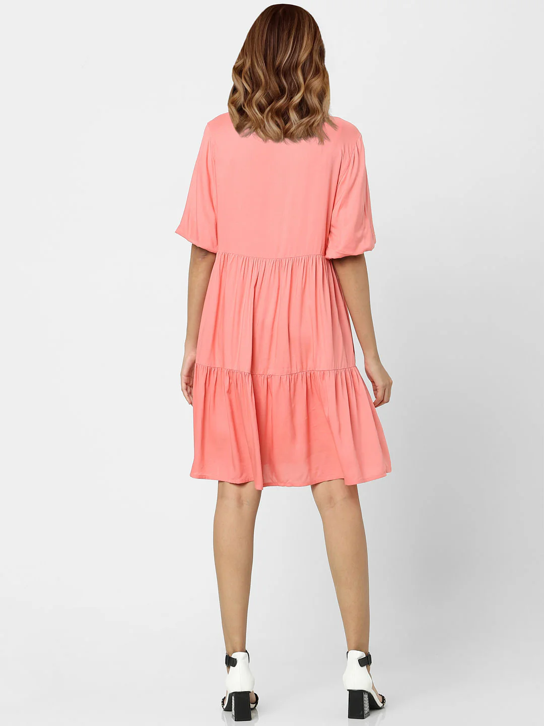 Pink Shift Dress - Image 3
