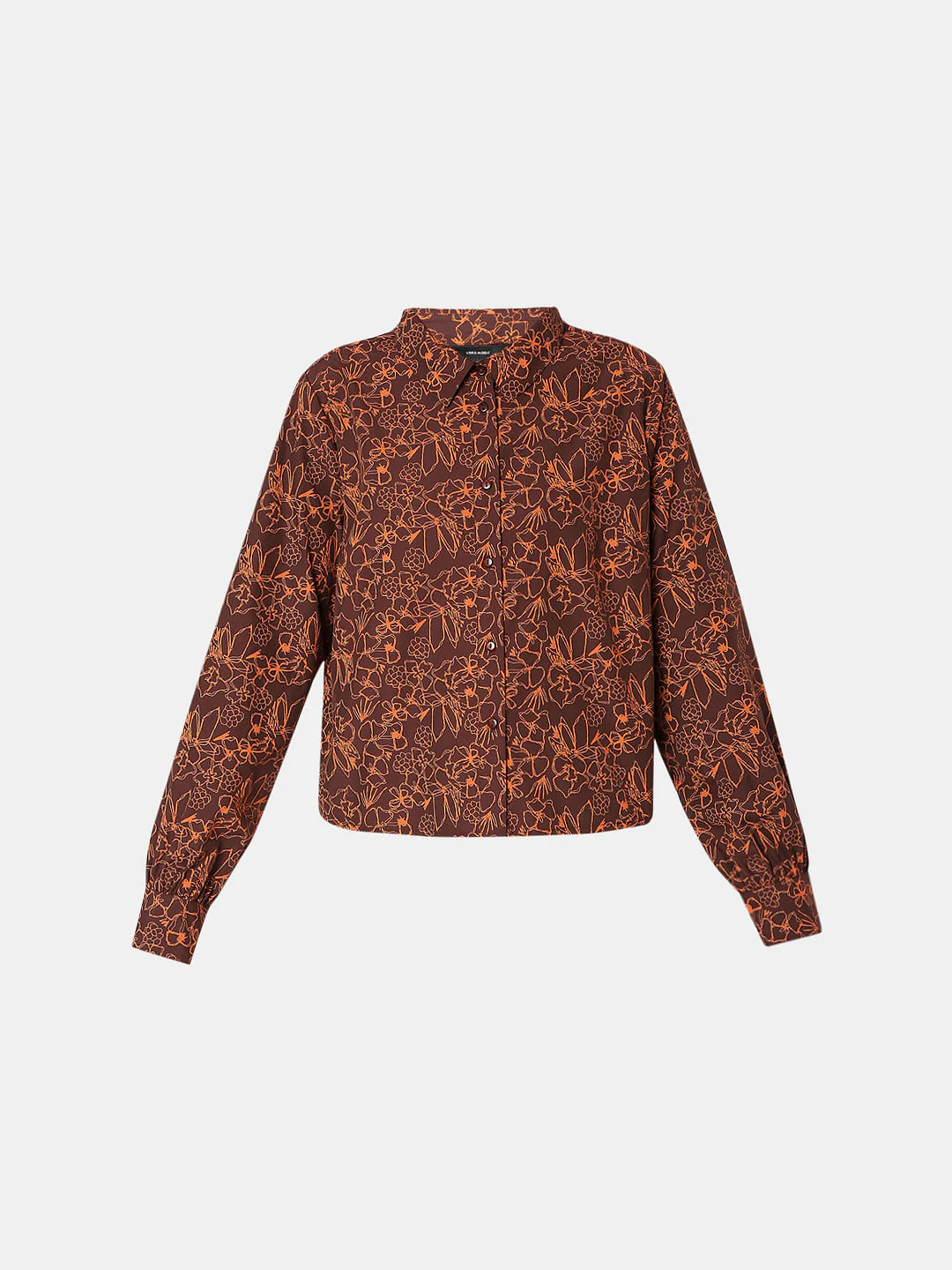 Brown Floral Shirt - Image 6