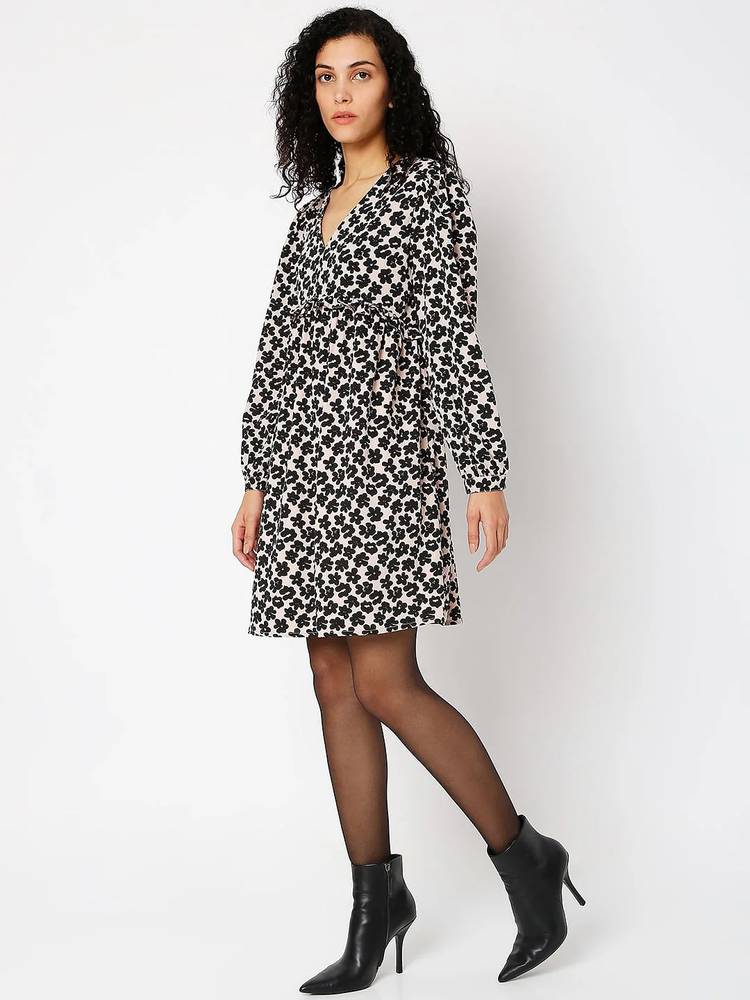 Pink Floral Shift Dress - Image 2