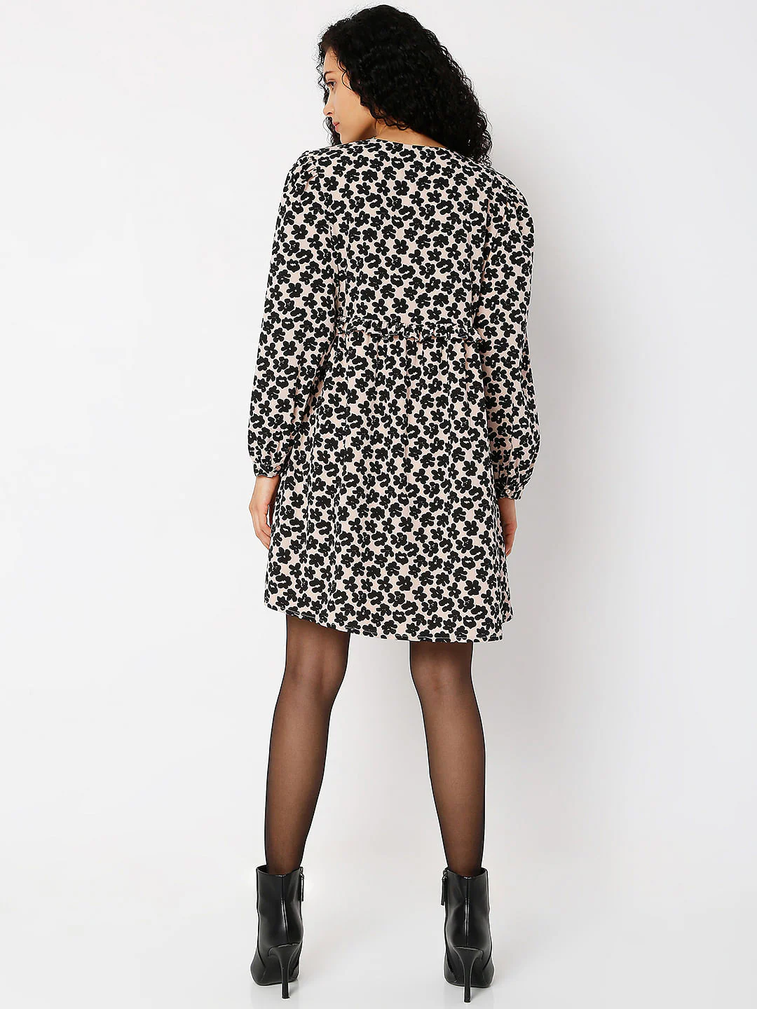 Pink Floral Shift Dress - Image 3