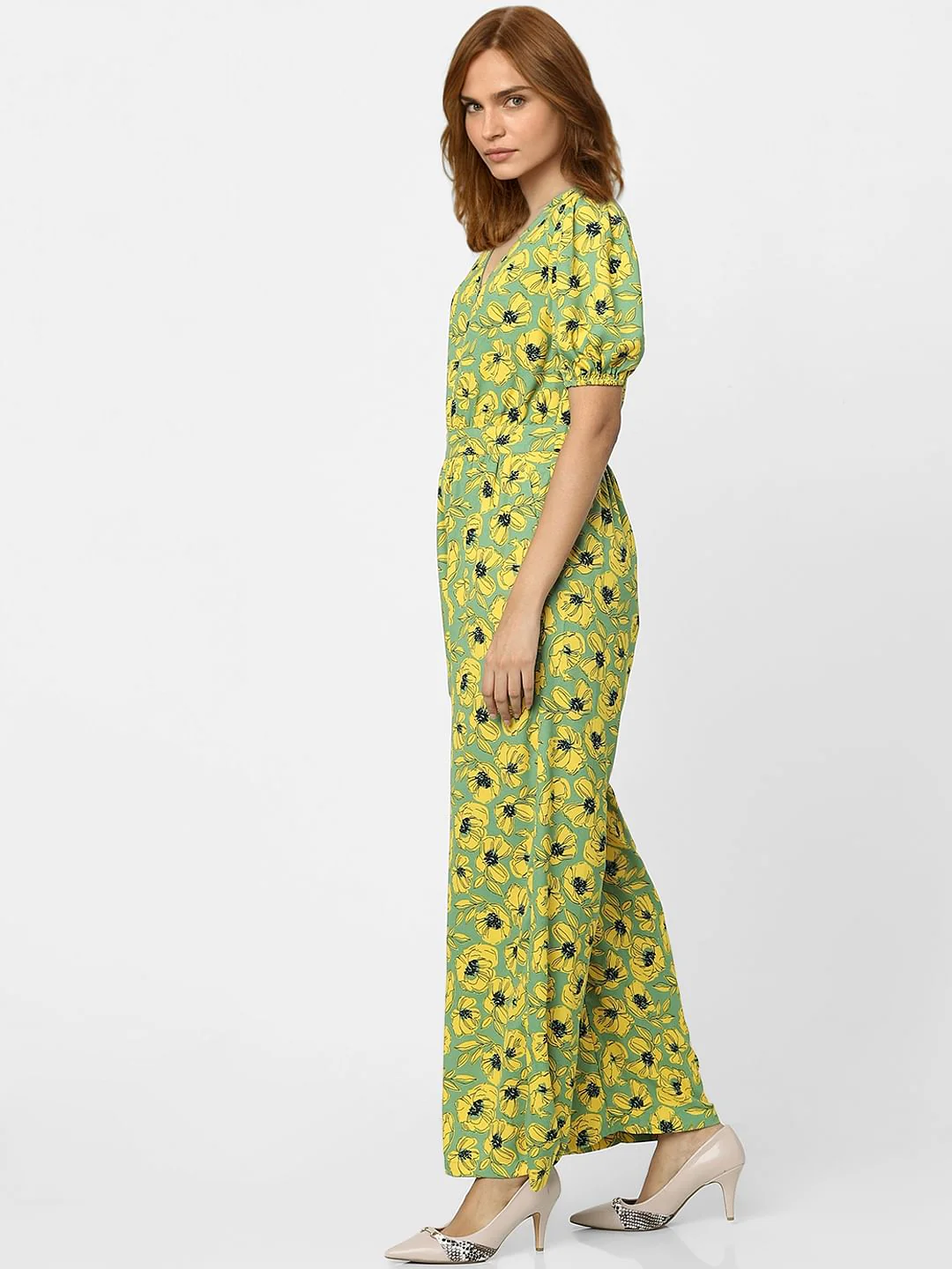 Green Floral Jumpsuit - Image 2