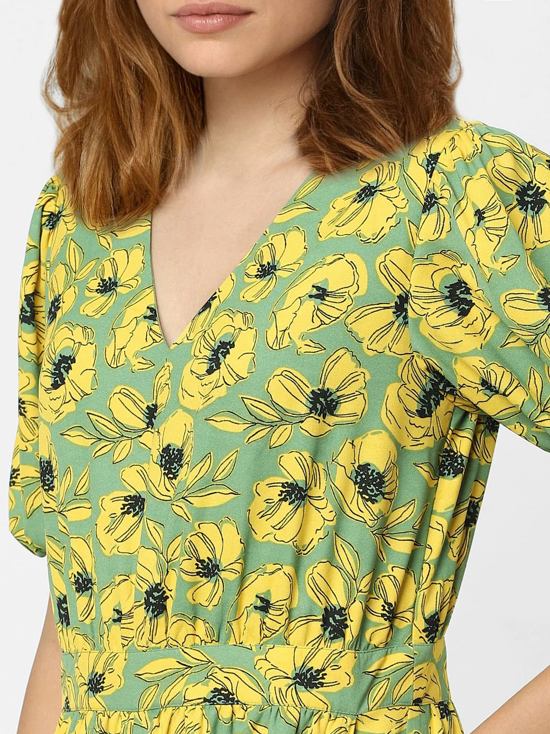 Green Floral Jumpsuit - Image 4