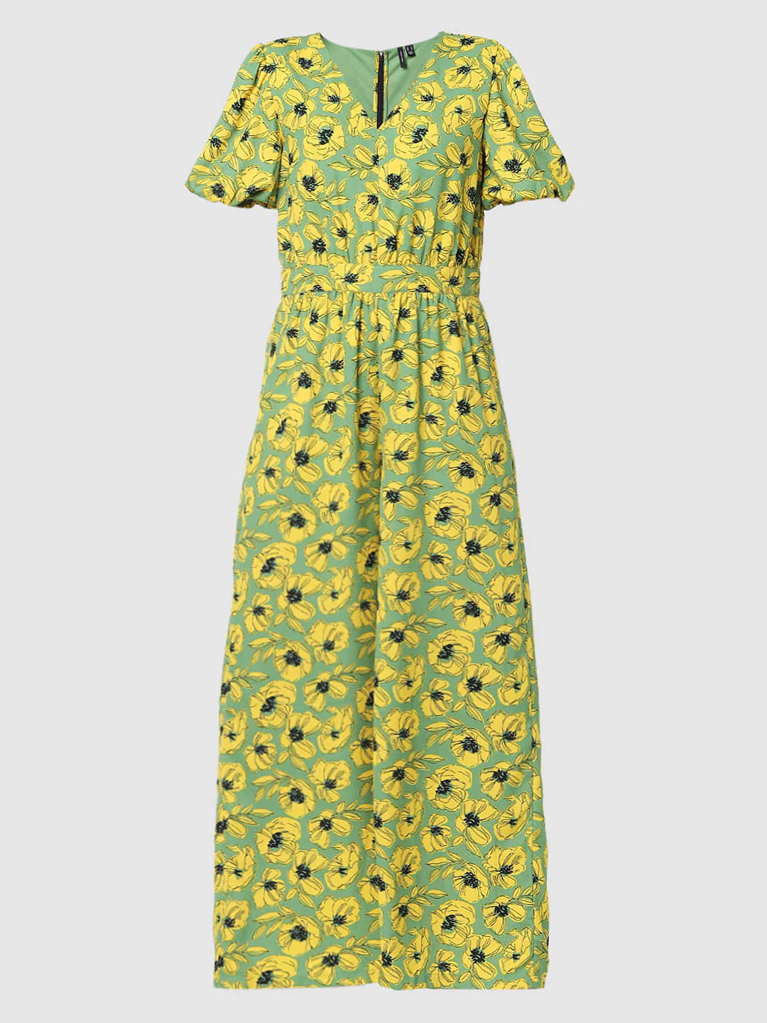 Green Floral Jumpsuit - Image 5
