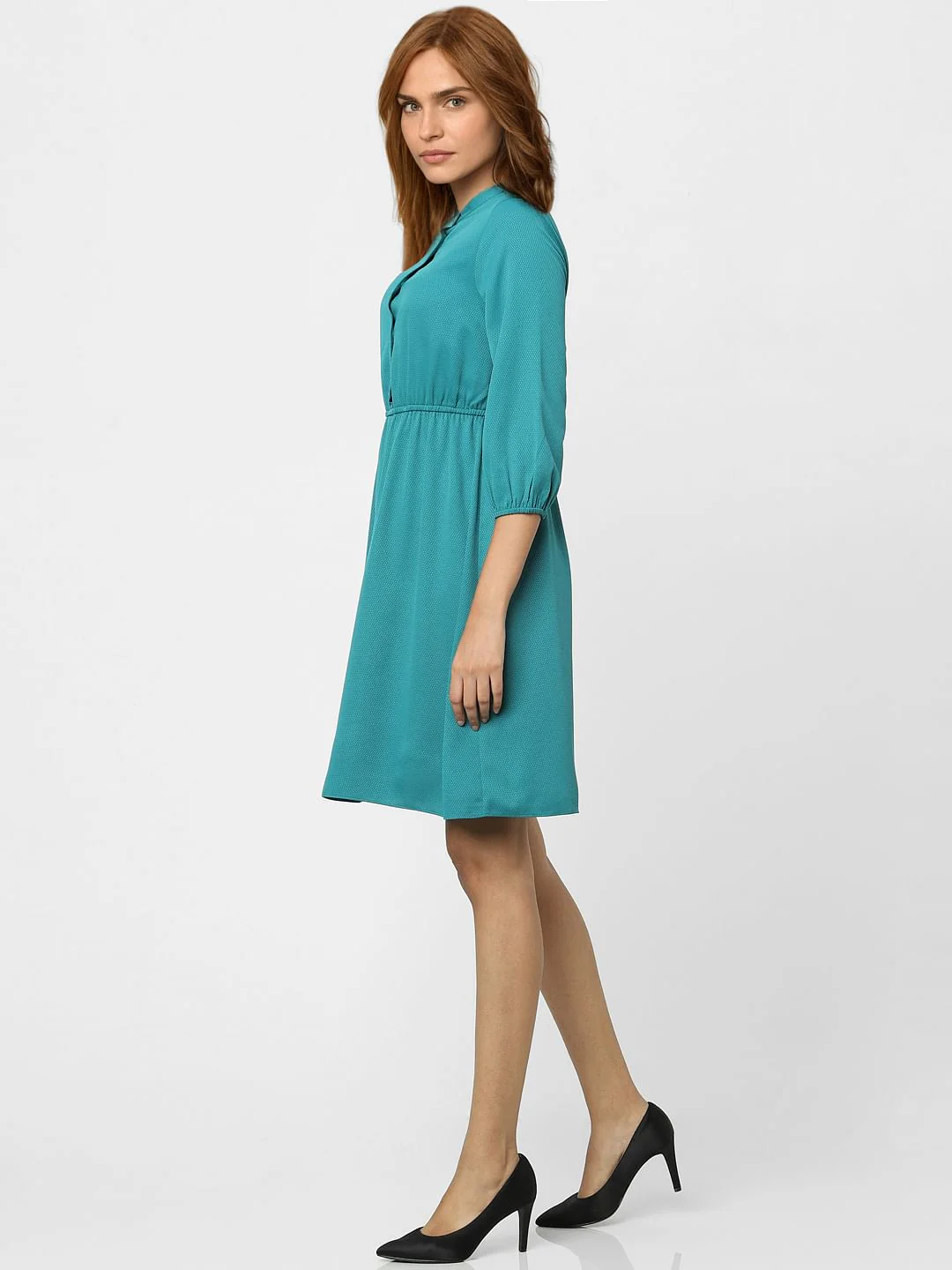 Green Shirt Dress - Image 2