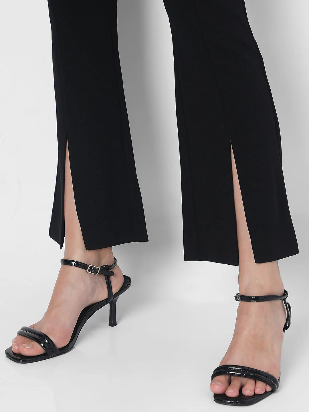 Black High Rise Bootcut Pants - Image 6