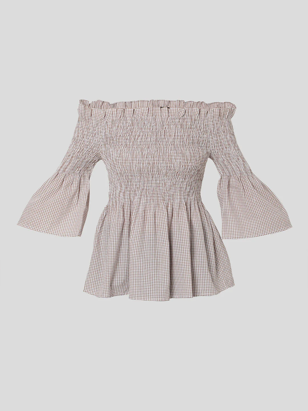 Beige Off-Shoulder Top - Image 6