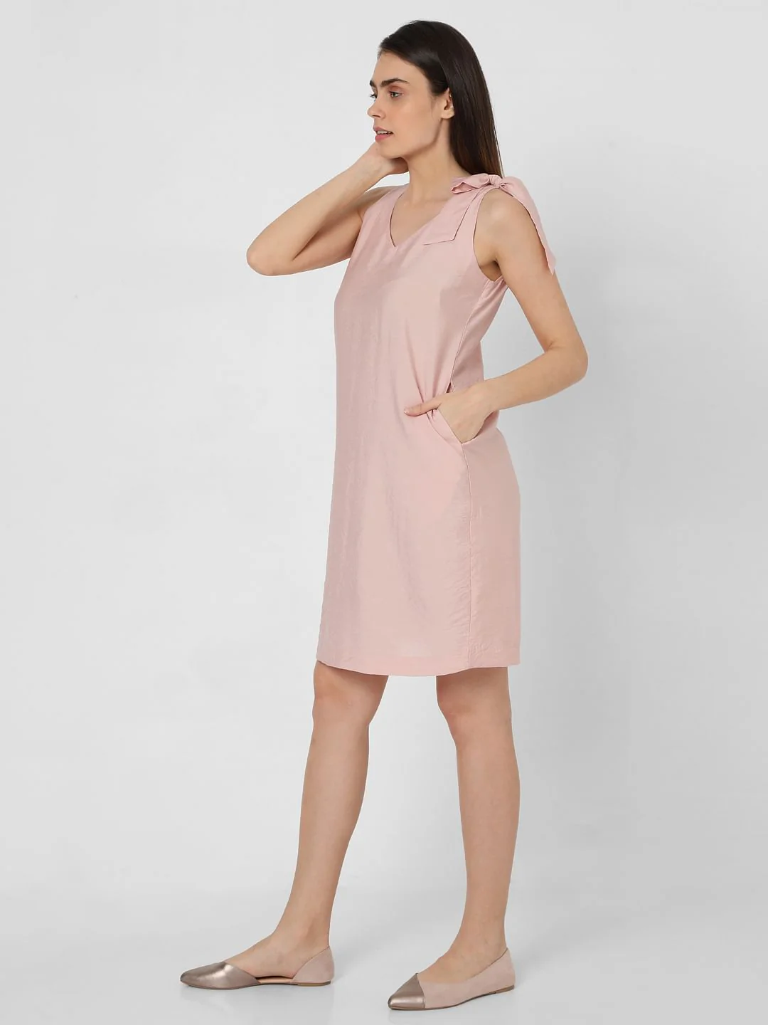 Light Pink Shift Dress