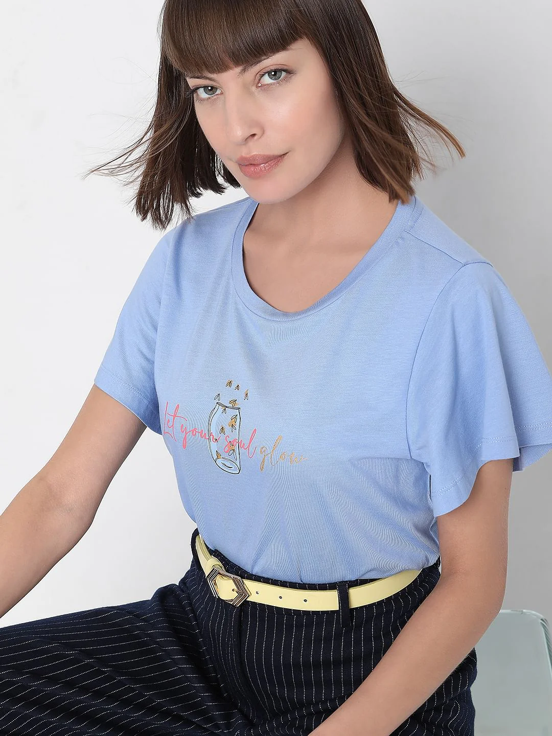 Blue Graphic T-Shirt