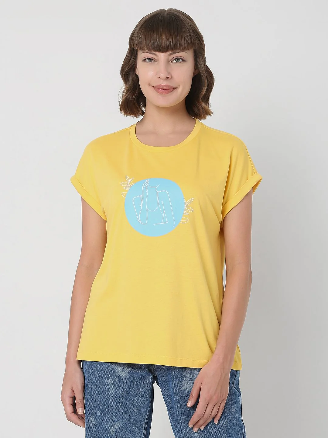 Yellow Graphic T-Shirt - Image 2
