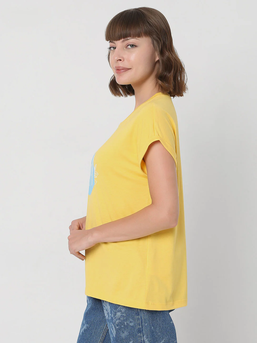 Yellow Graphic T-Shirt - Image 3